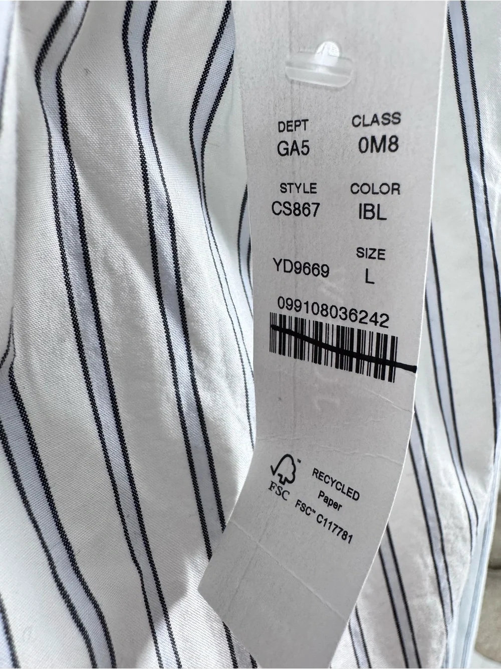 J.Crew Embroidered Pull-On Midi Skirt Striped White CS867